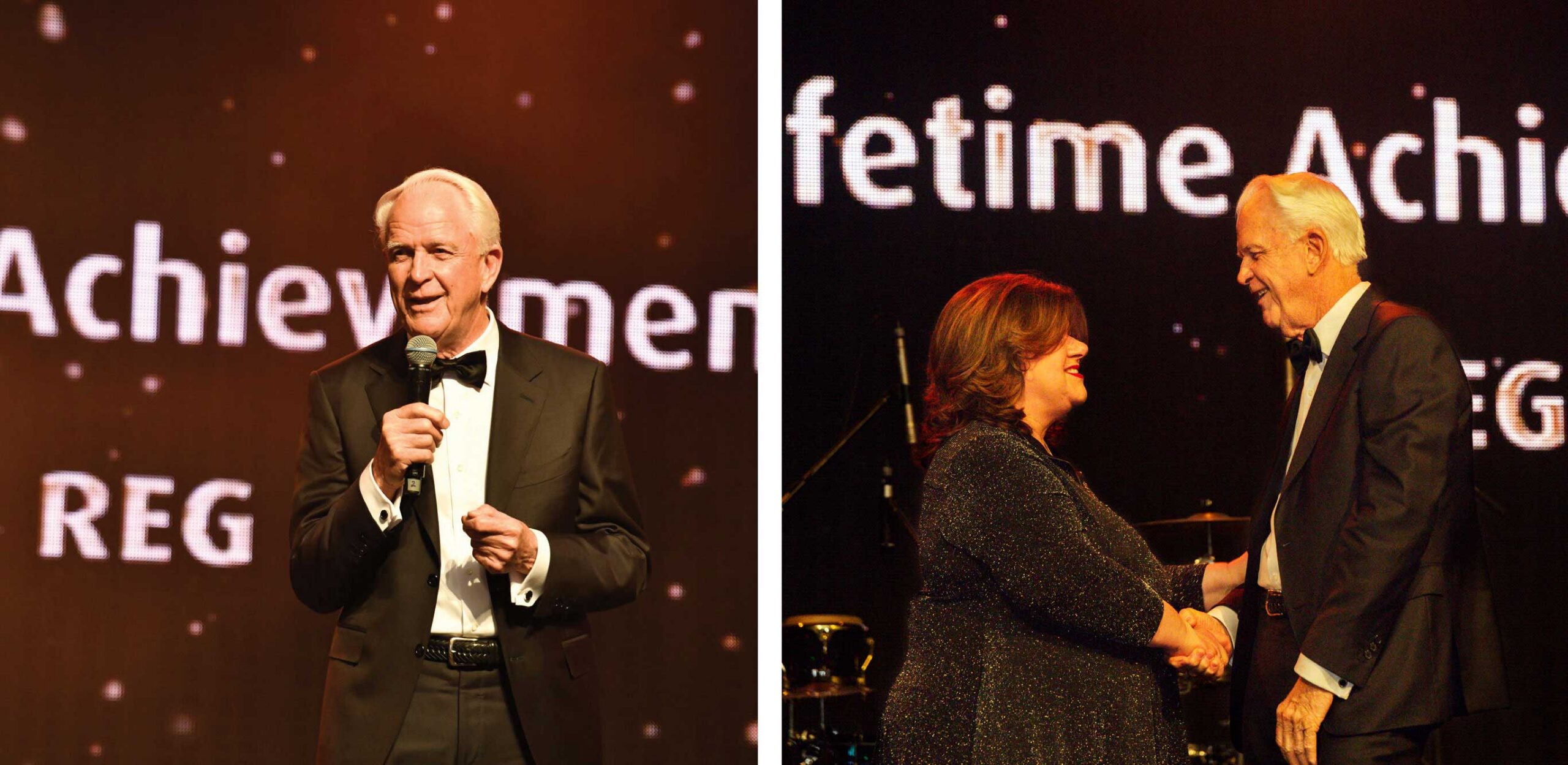 Founder Reg Rowe receives the Lifetime Achievement Award